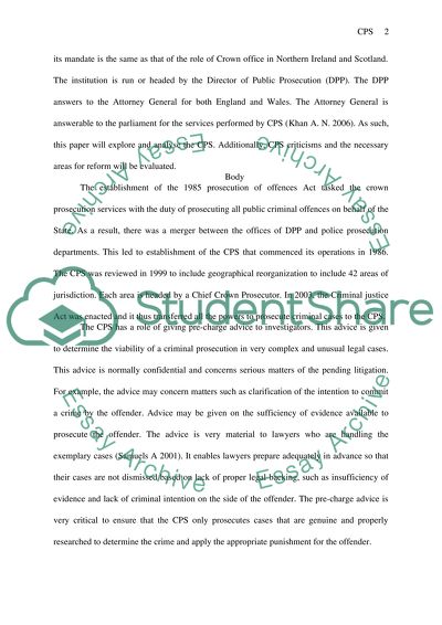 The Crown Prosecution Service