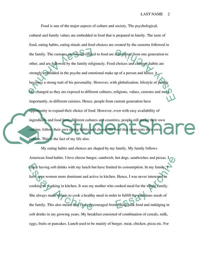 Food: Source Of Cultural And Social Identity