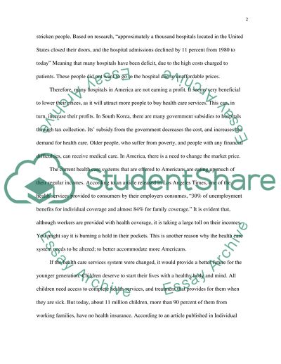 Americas Health Reform