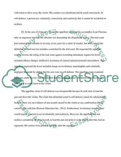 Criminal Negligence Issues