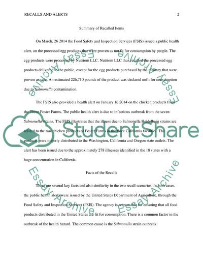 Current Recalls and Alerts