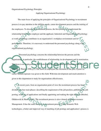 Organizational psychology research image