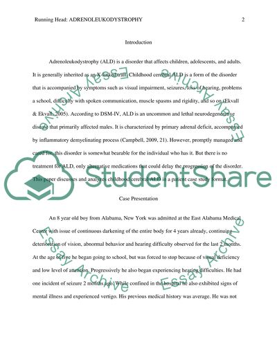 Adrenoleukodystrophy - Symptoms and Treatment