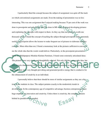 Classs Design-Project Presentations