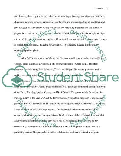 Information Technology Management transformation