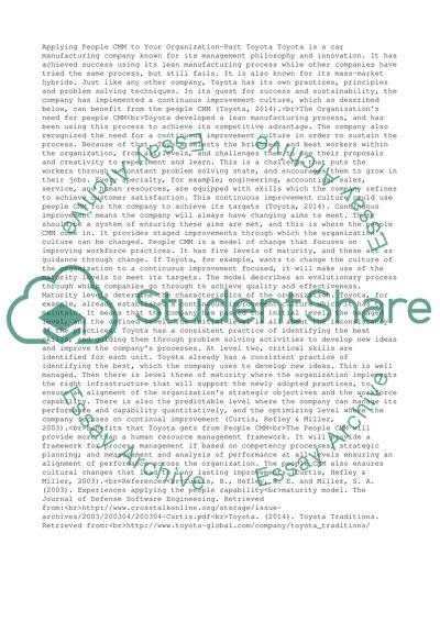 Applying People CMM to Your Organization-Part 1