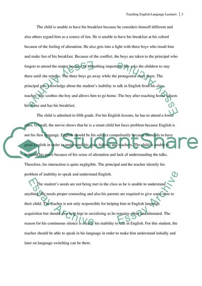 Teaching English Language Learners