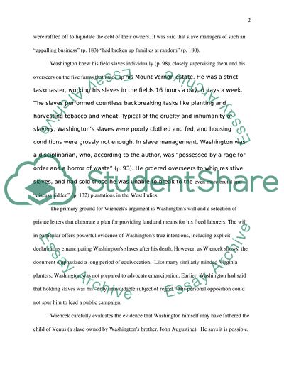 An Imperfect God by Henry Wiencek