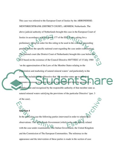 Analysis of the ase Kolpinghuis Nijmegen BV