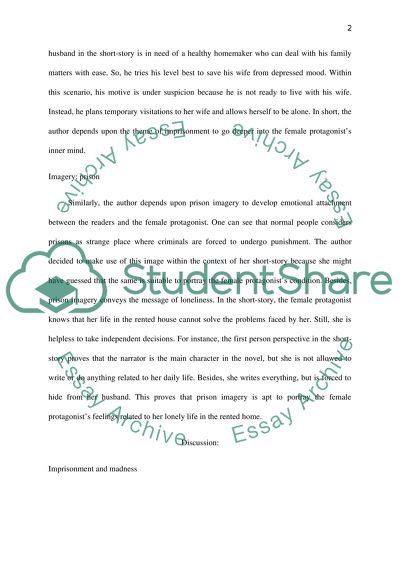 Yellow Wallpaper: Gothic Fiction