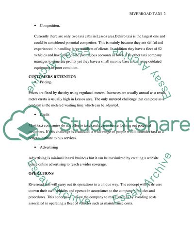 From market research to proposal