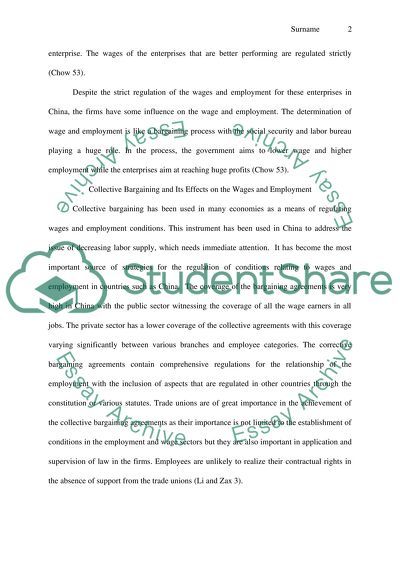 The Labor Supply and China Economics