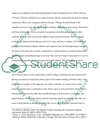 From Tortuous to Torturous: Baroque and Frank Gehry