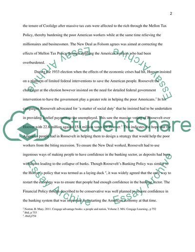 The Legacy of FDR and the New Deal