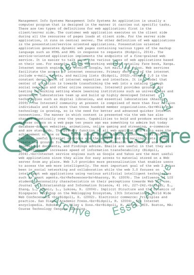 Management Info Systems Class Discussion wk7