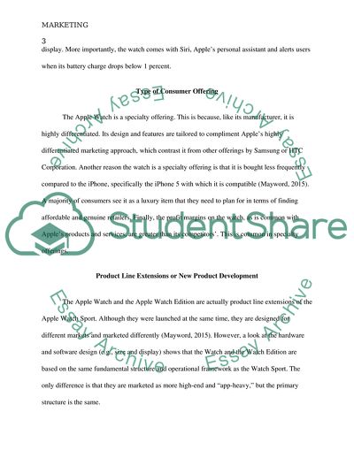 Apple Watch - Product Line Extensions or New Product Development