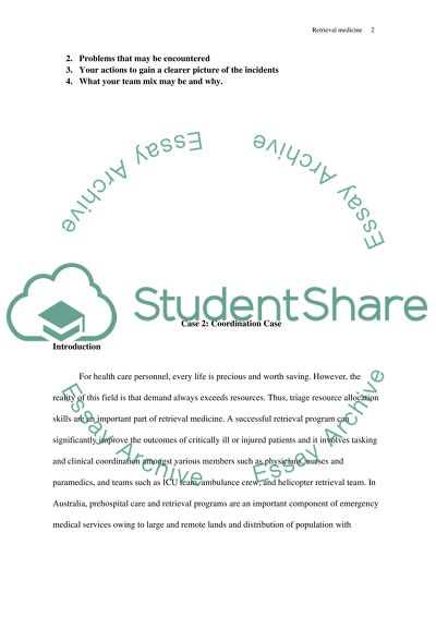 Retrieval Medicine for Critical Care Paramedic