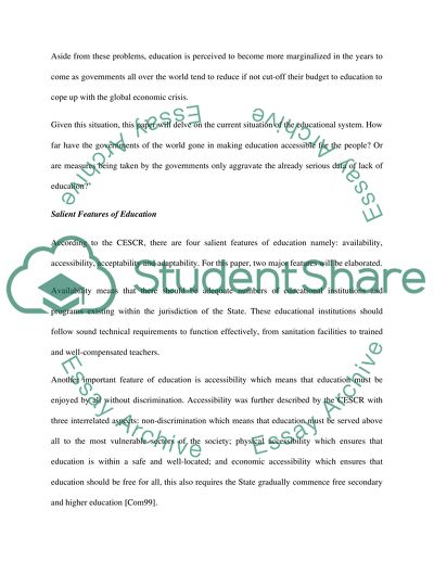 Making Education Accessible for All People