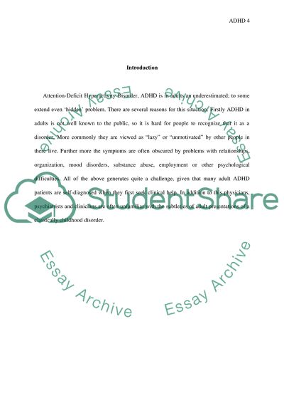 Attention-Deficit Hyperactivity Disorder