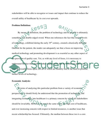 The Increasing Cost of Healthcare as New Technologies Are Introduced