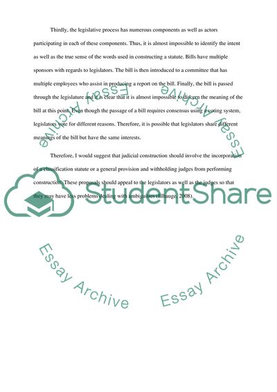 Some Reflections on the Reading of Statutes