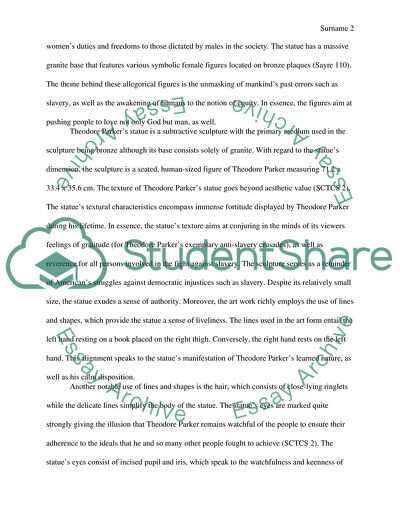 Theodore Parkers Statue