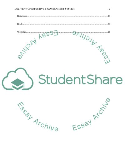 Delivery of Effective E-Government Systems: The Case of Oman