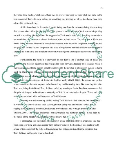 Story of Terry Schiavo