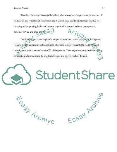 Strategic finance and accounting