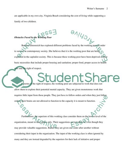 Nickel and Dimed: On (not) Getting by in America Critique