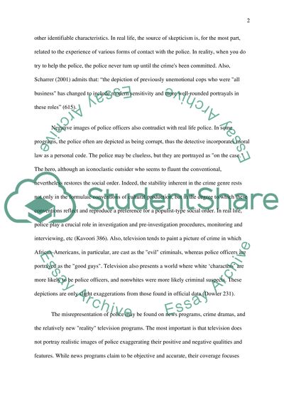 The Misrepresentation of Police on the TV