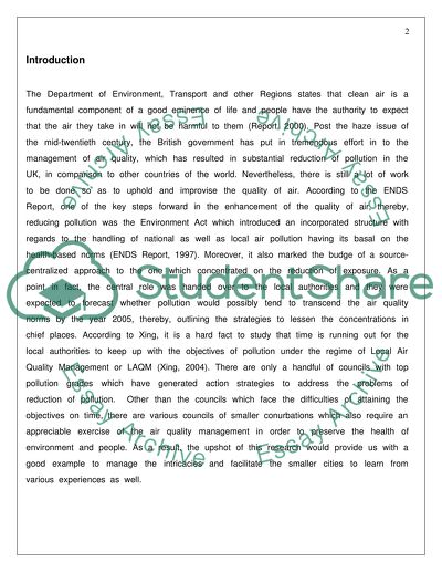 How Councils are Facing Pollution in the United Kingdom