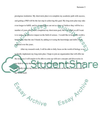 Statement of purpose