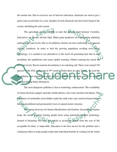 Environmental security