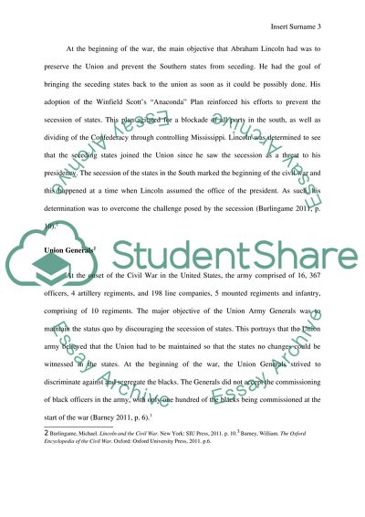 The U.S. Civil War was more about State rights than the liberation of slaves