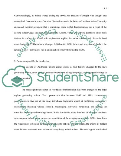 Industrial Relation in Australia