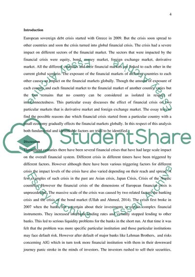 How Government Debt Problems Could Impact Financial Market