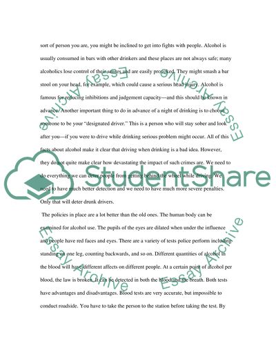 Drunk Driving Issues