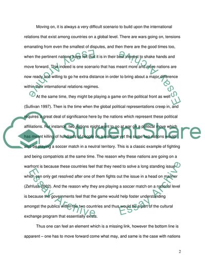 International Relations and Global Politics Are Different