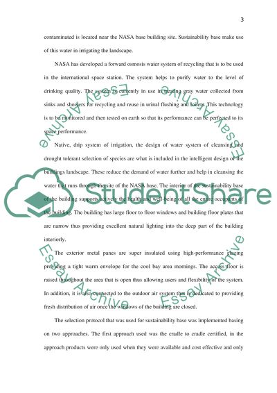 William Mcdonoughs Sustainable Concept Design in Nasa Sustainable Base Buildings