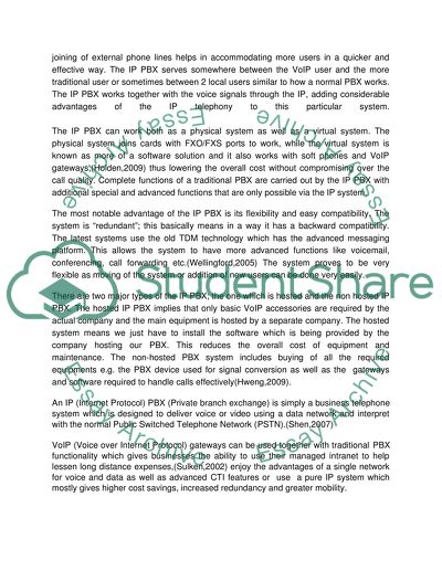 Multimedia Networking VoIP