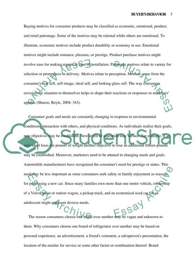 Buyer Behavior and Consumer Culture