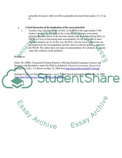 1-2 page critique/summary of an article