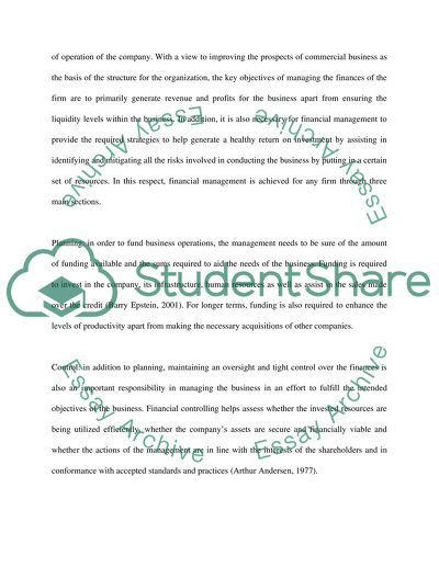 International accounting and finance