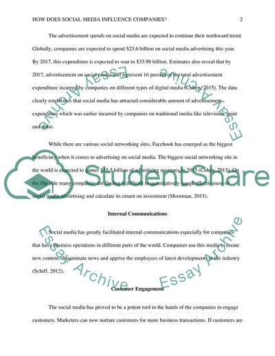 How Does Social Media Influence Companies