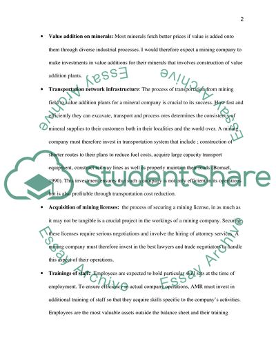 Response To Memo From K. Abbott-Gill, The Cfo Of Antipodes Mineral Resources Company