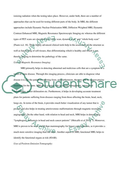 Relevance of Combining MRI and PET Modalities