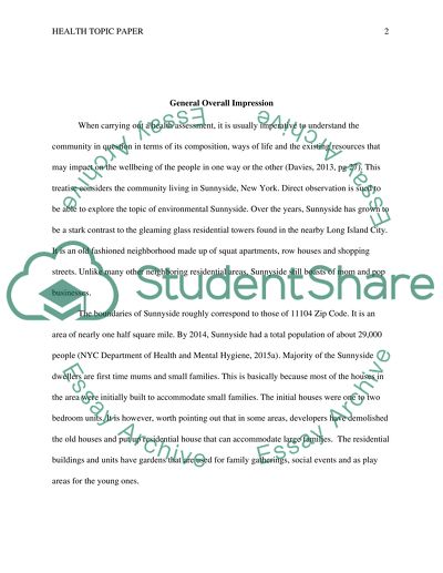 Healthy People 2020 Issues