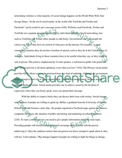 Change through Social Media