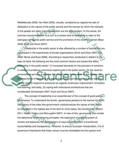 The Impact of Leadership Styles on the Organisation Performance Abu Dhabi Municipality